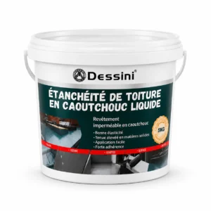 5KG Peinture Silicone Gris - Résistante, Anti Fuite et Moisissure & Réfléchit la Chaleur