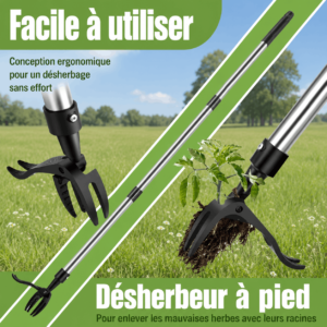 Désherbeur Sans Effort pour Mauvaises Herbes – Jardin & Pelouse
