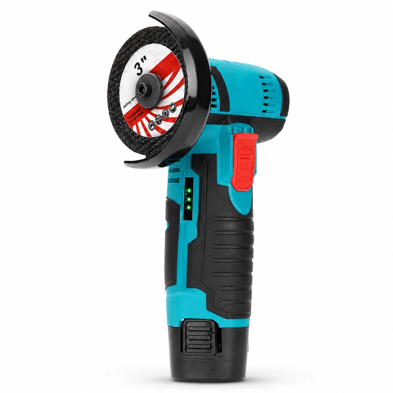 Mini Meuleuse Sans Fil 12V Portable – Kit Complet avec 2 Batteries, Chargeur & Disque