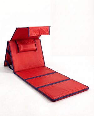 Tapis de Plage & Camping & Piscine Pliable Rouge