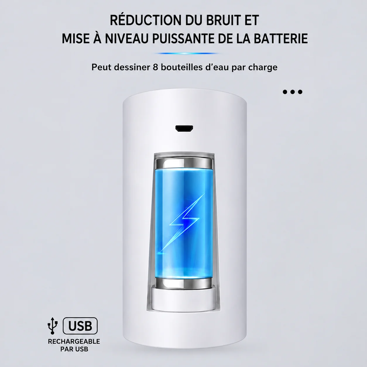 Pompe à Eau Électrique Portable & Rechargeable – Image 3