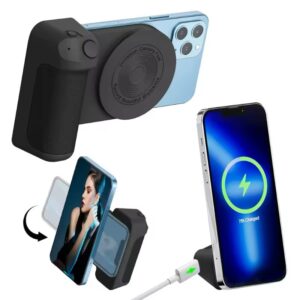 SnapGrip Magnétique: Poignée Téléphone Compatible avec IPhone & Android