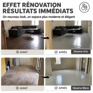 Revêtement Époxy pour Sol Effet Pierre & Marbre — 10 kg